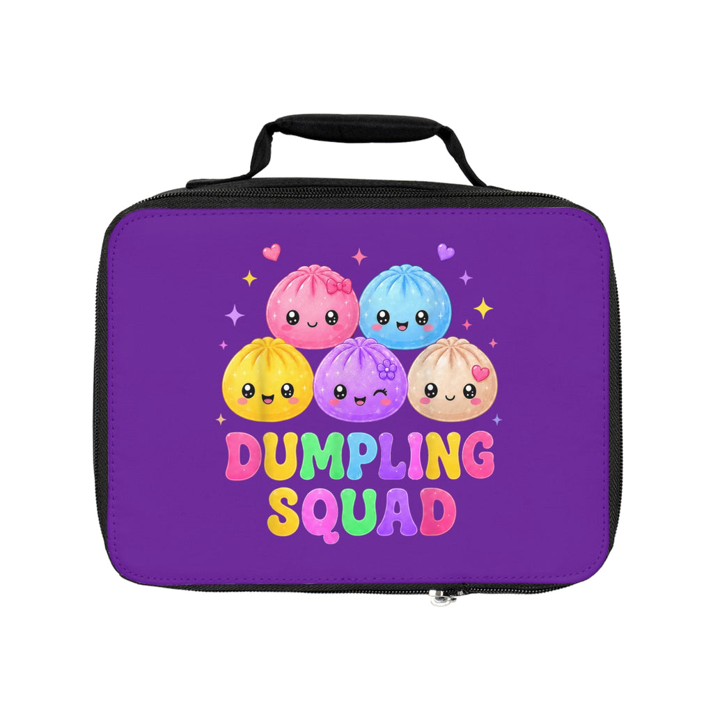 Dumpling Squad Lunch Bag — Cute Kawaii Bento Cooler for Kids & Adults