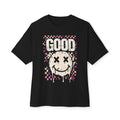 Good Drip Smiley Tee — Grunge Streetwear Oversized T-Shirt