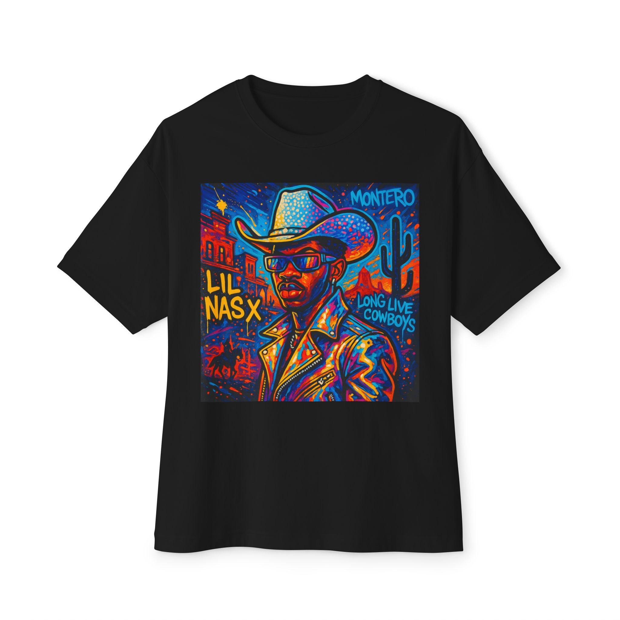Neon Cowboy Graphic Tee