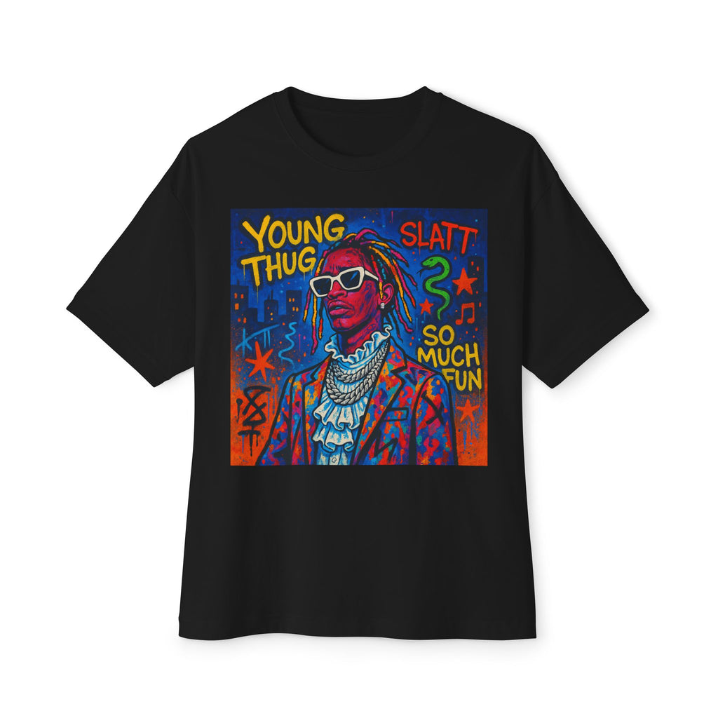 Young Thug Slatt Graphic Tee — 'So Much Fun' Rap Artist Portrait T-Shirt