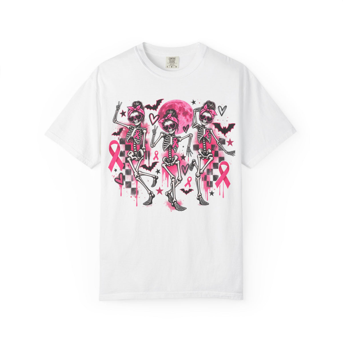 Breast Cancer Awareness Skeleton Dance T-Shirt