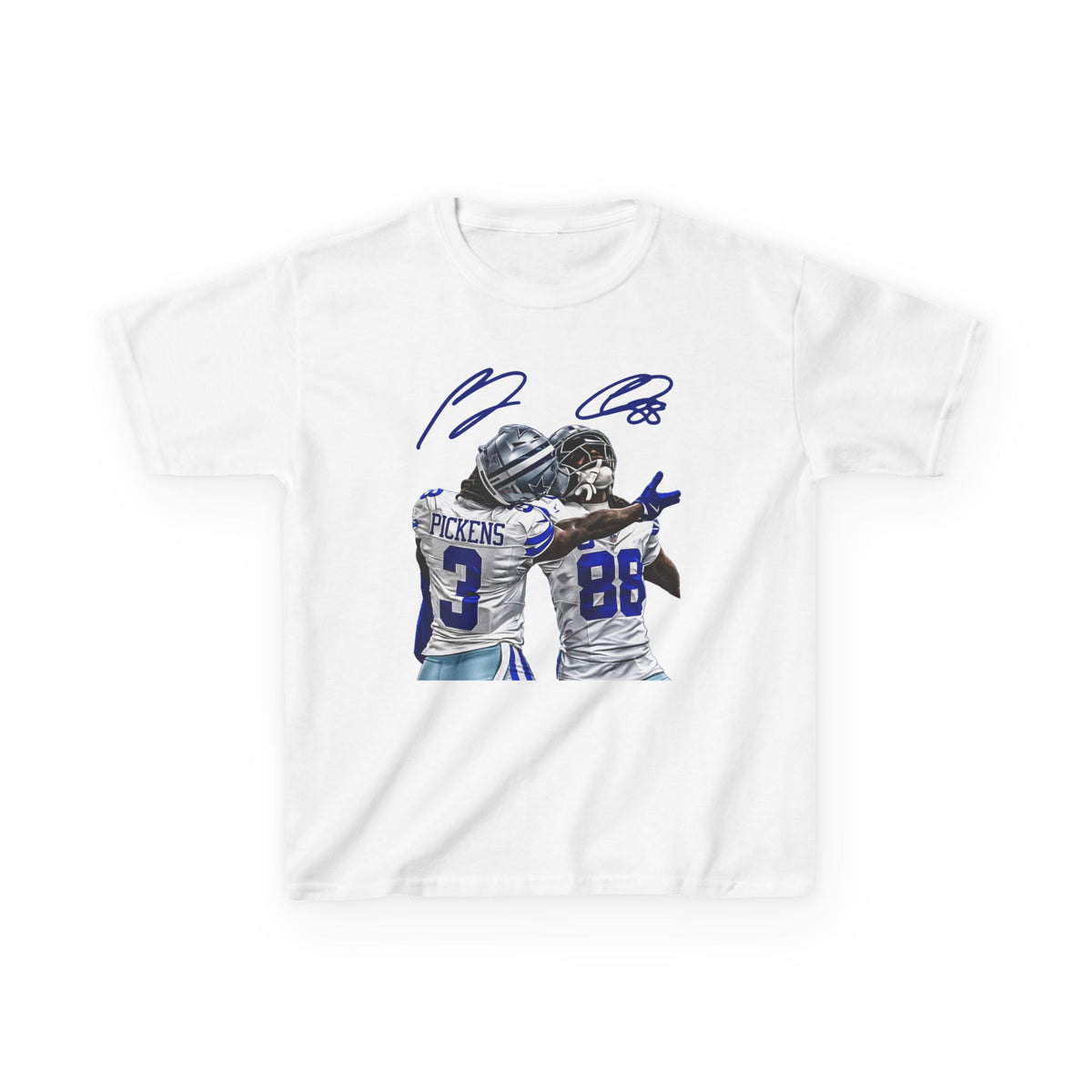 Kids Football Tees – Duo Touchdown Celebration Graphic