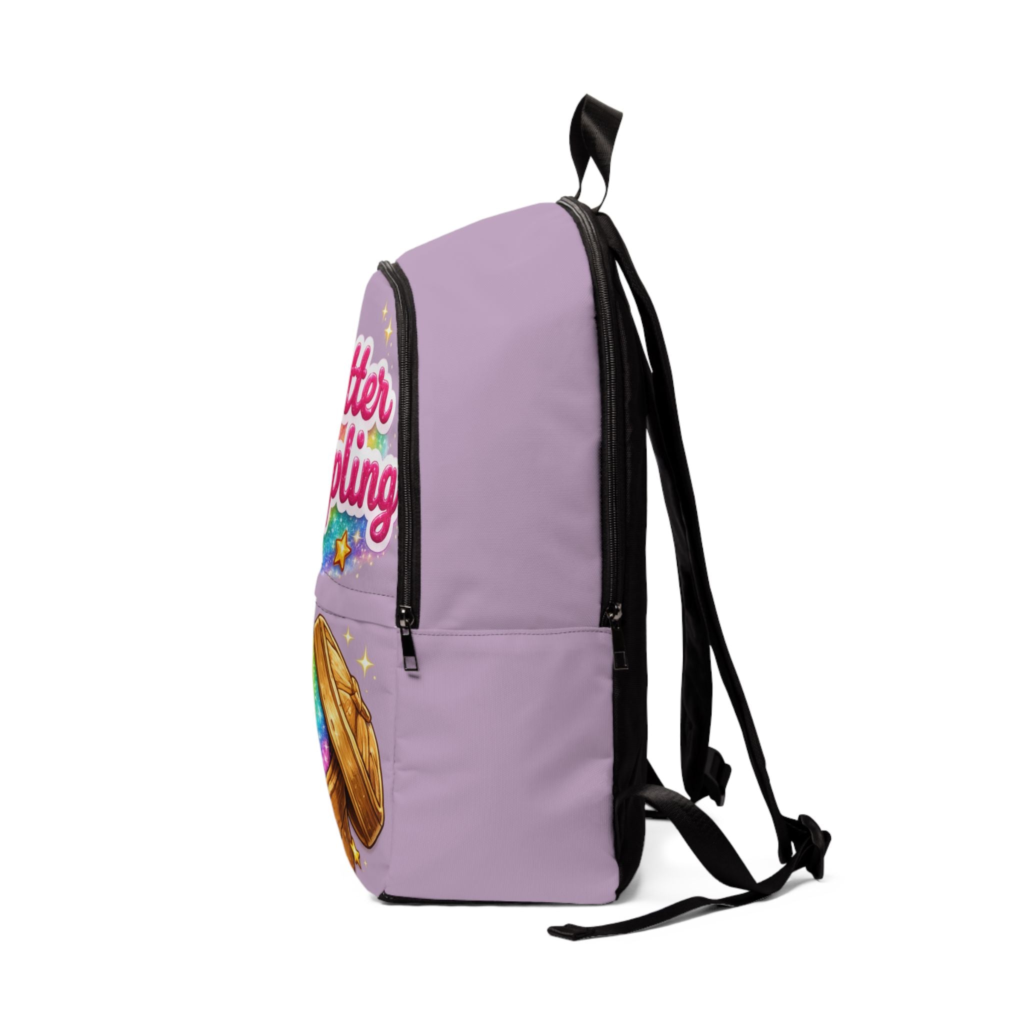 Glitter Dumpling Backpack — Cute Rainbow Kawaii School Bag