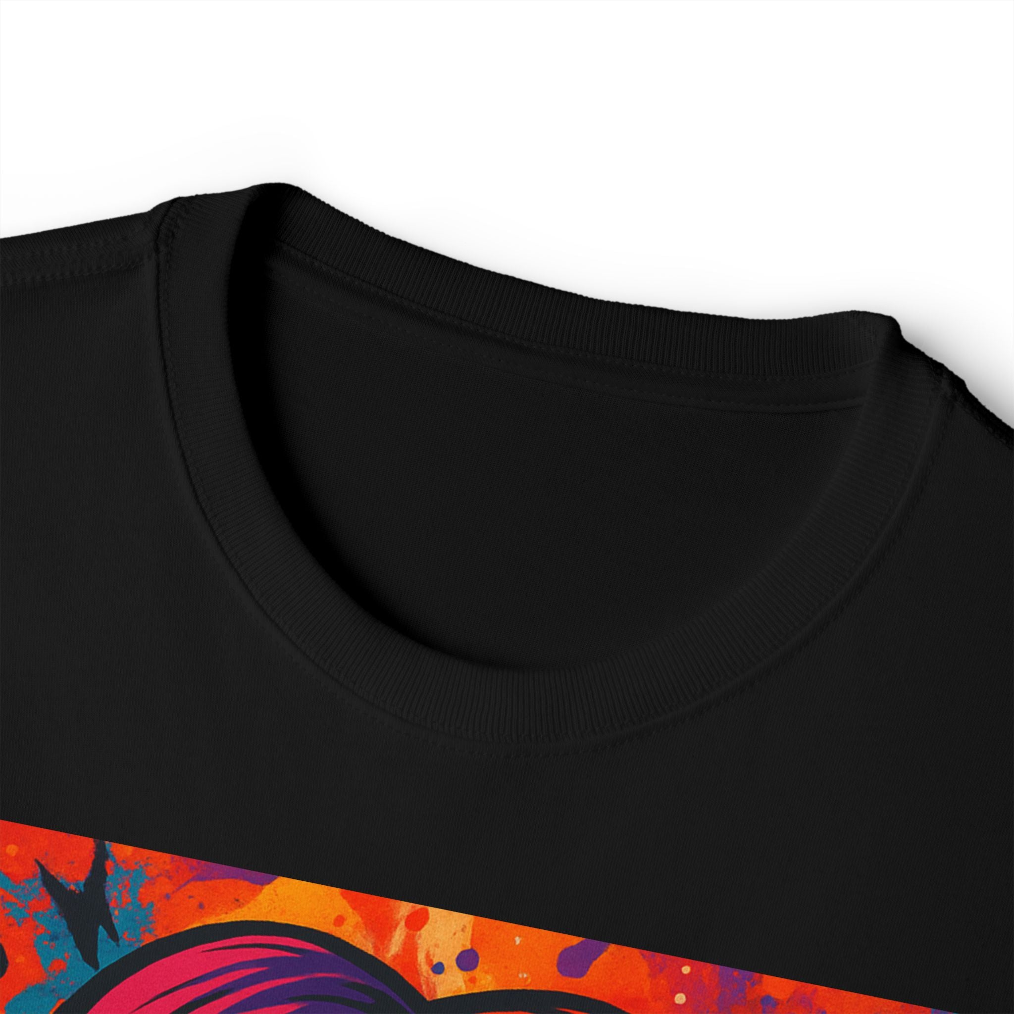 Boxy Tee — Vibrant Pop Portrait Graphic T-Shirt