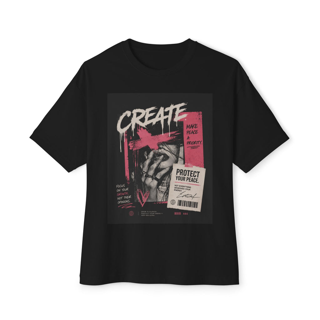 Create Graphic Tee — 'Protect Your Peace' Streetwear Shirt