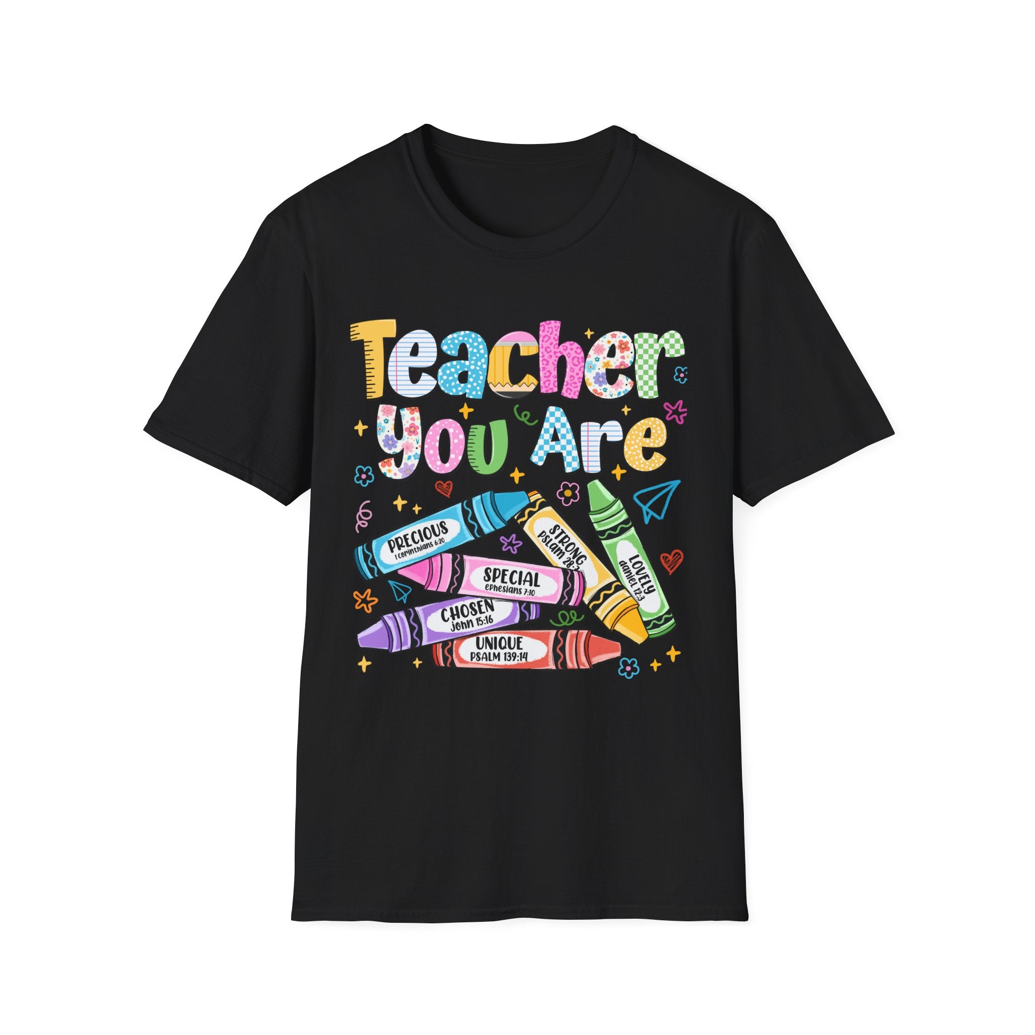 Teacher You Are T‑Shirt — Colorful Crayon Teacher Appreciation Tee