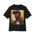 Boxy Tee — Retro Portrait Graphic Tee