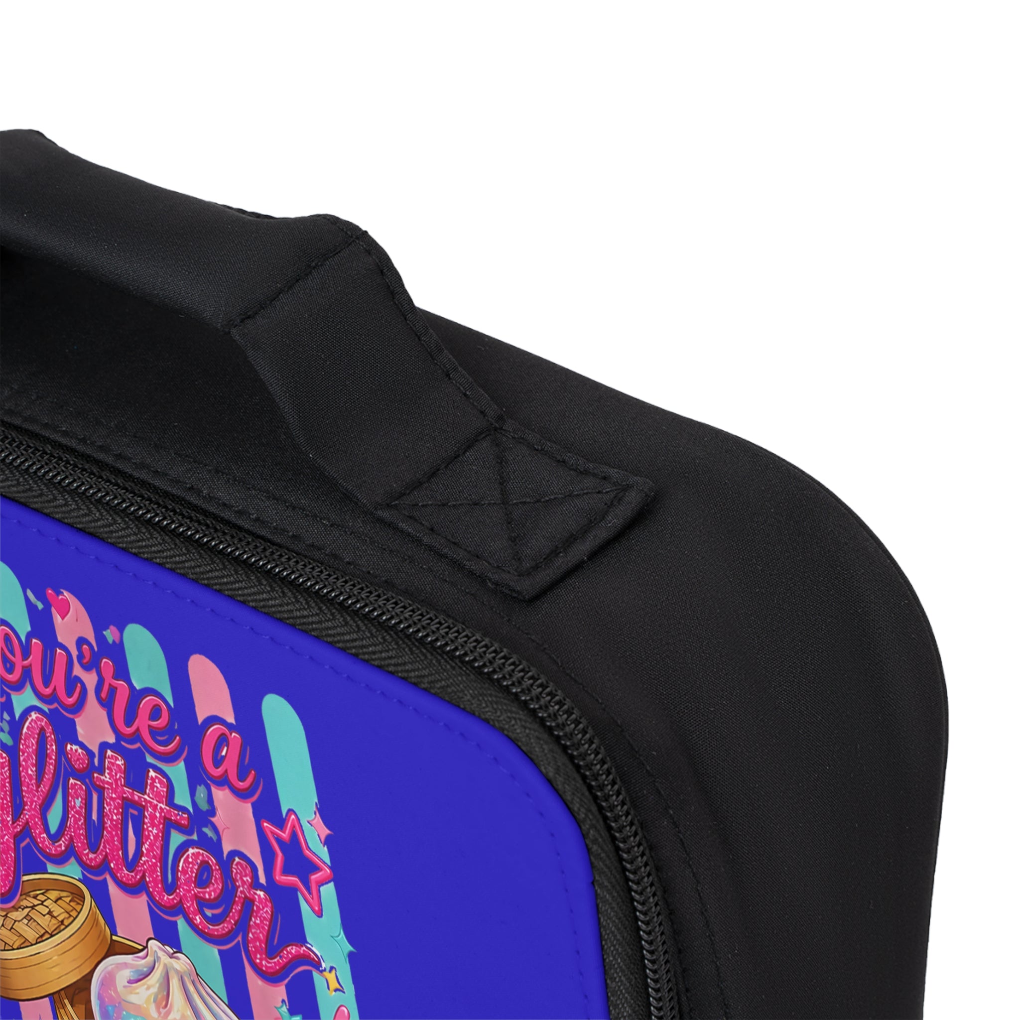 Glitter Dumpling Lunch Bag — Cute Kawaii Bento Cooler for Kids & Teens