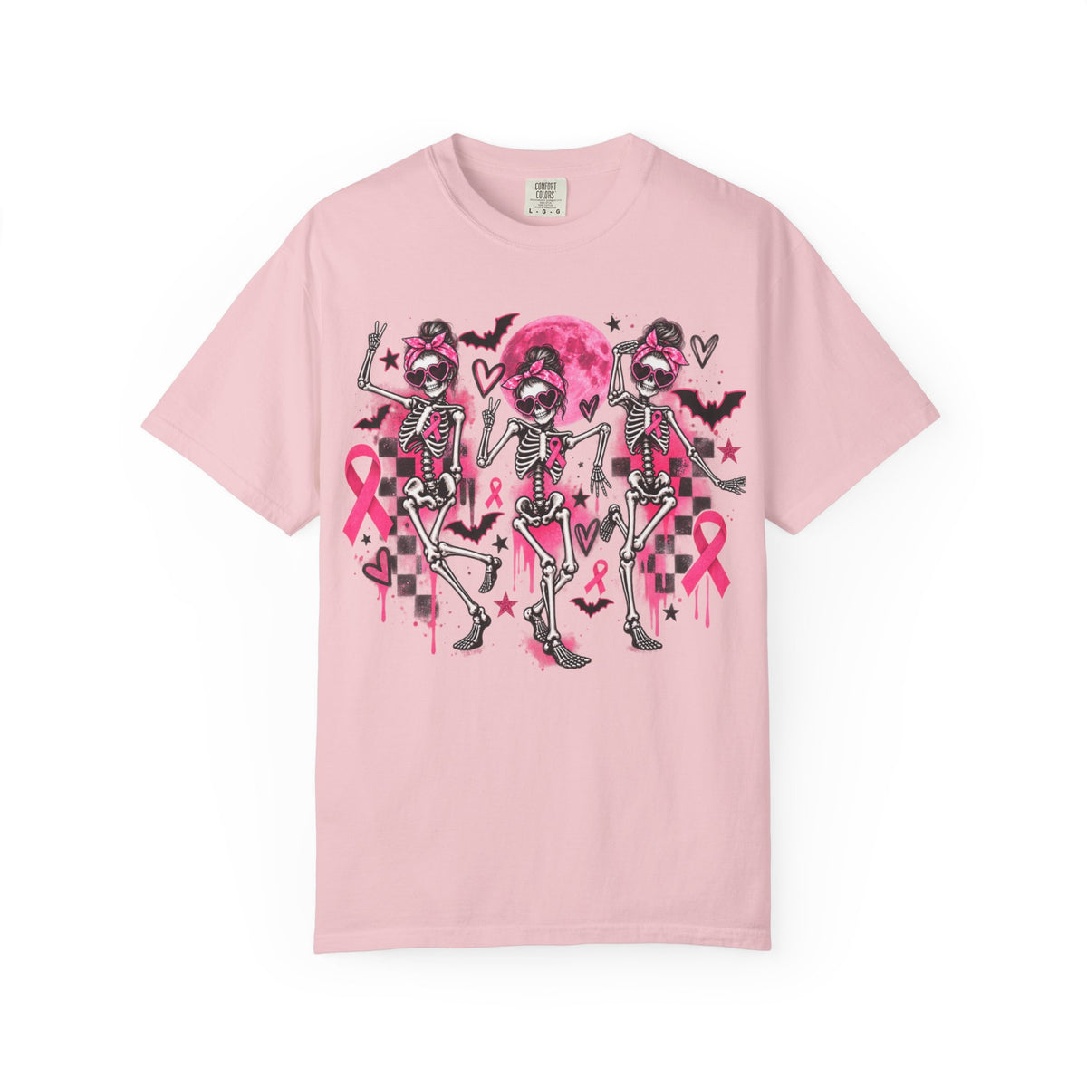 Breast Cancer Awareness Skeleton Dance T-Shirt