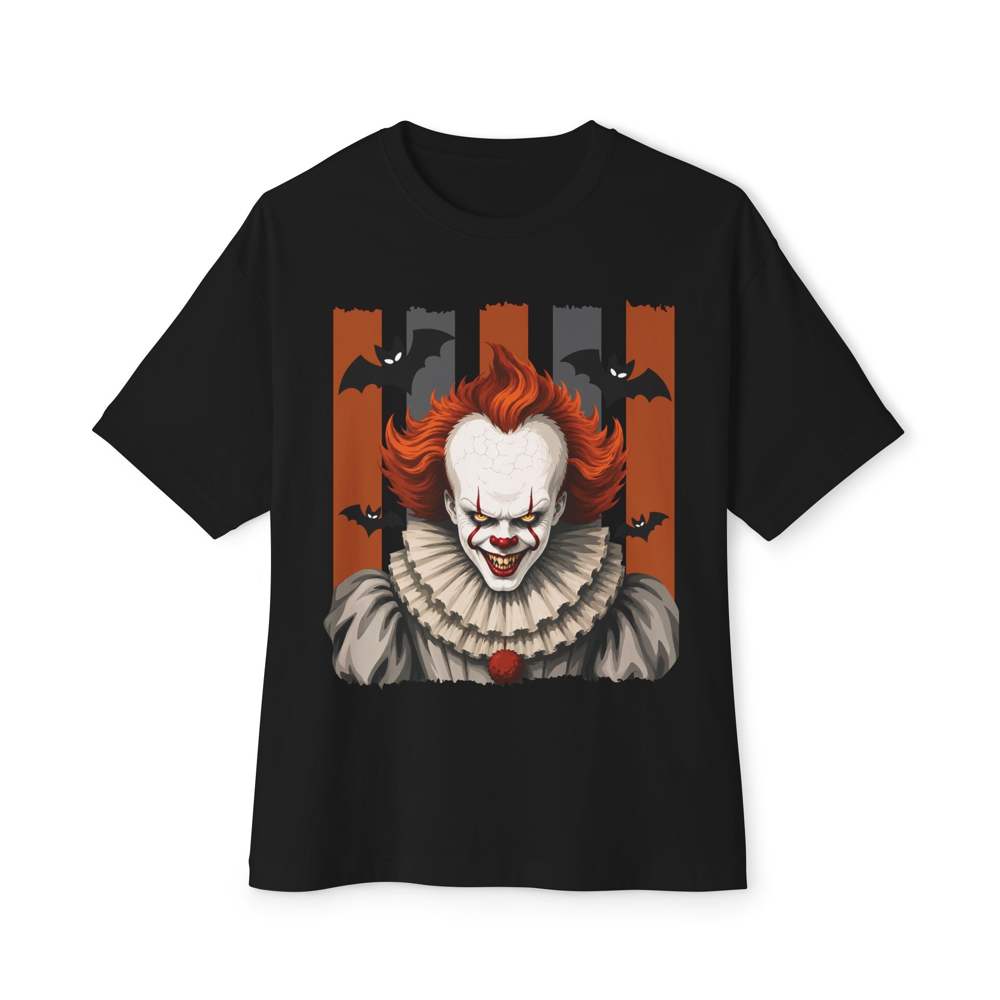 Horror Clown Tee — Pennywise Portrait Halloween Shirt