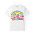 Teacher Rainbow Apple T-Shirt — Cute Back-to-School Gift for Educators