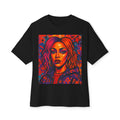 Boxy Tee — Vibrant Pop Portrait Graphic T-Shirt