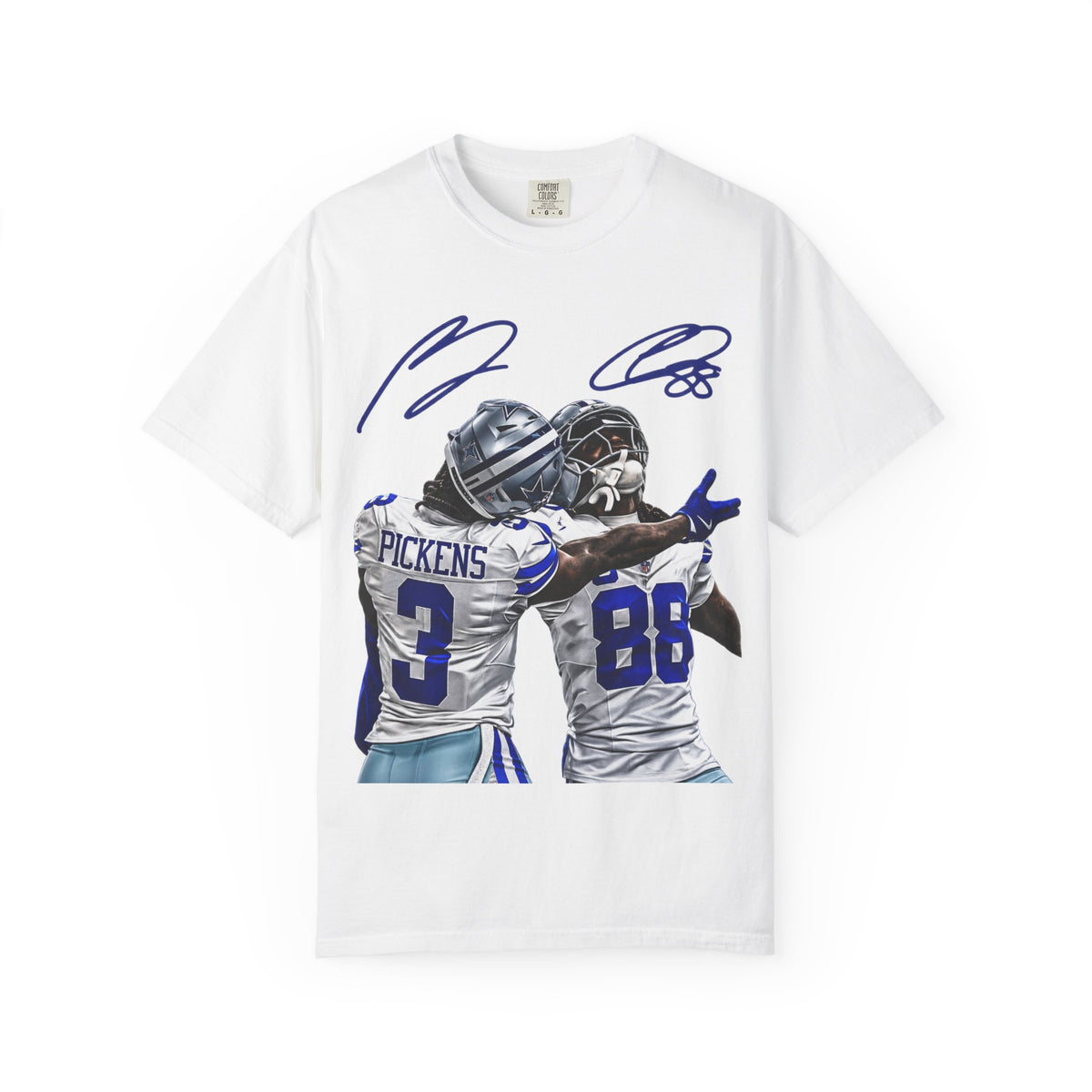 Football Players Celebration T-Shirt — Signed Graphic Tee