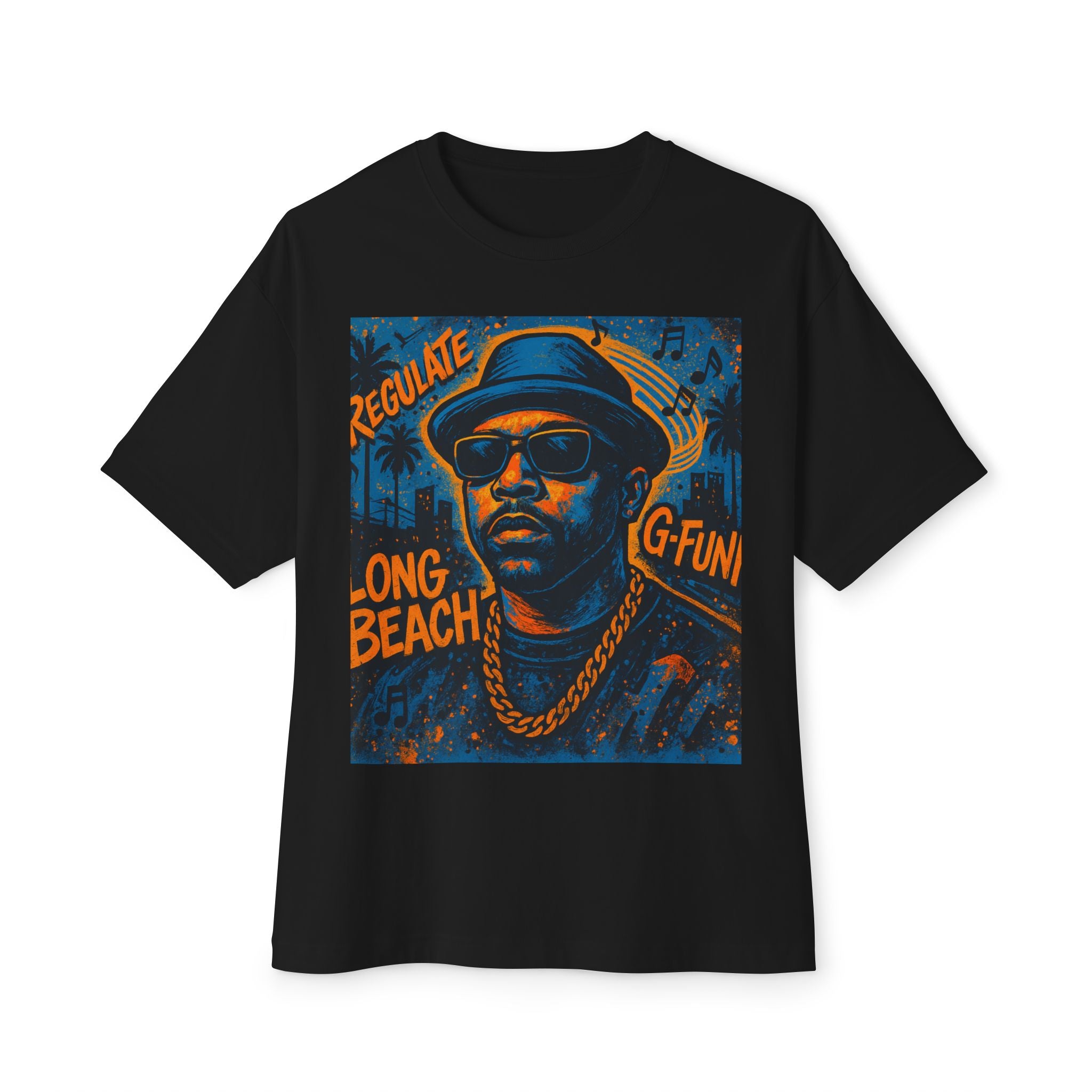 Long Beach G-Funk Graphic Tee — Regulate Rap Tribute