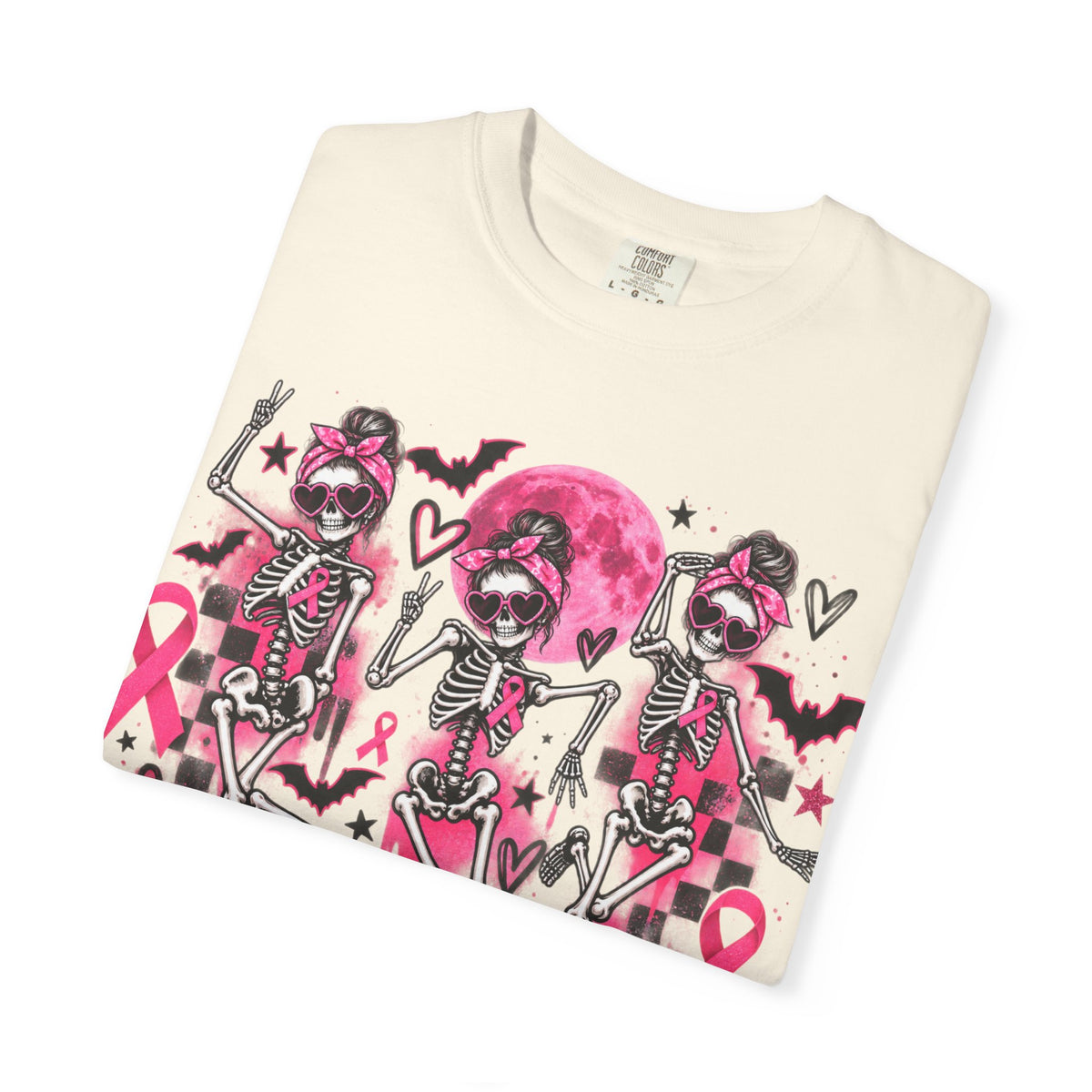 Breast Cancer Awareness Skeleton Dance T-Shirt