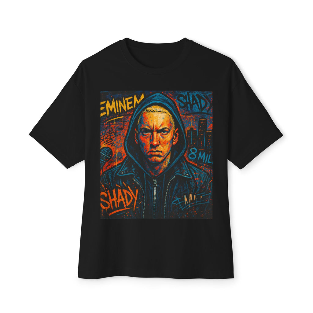 Graphic Tee — Hooded Rapper Portrait Street Art Design