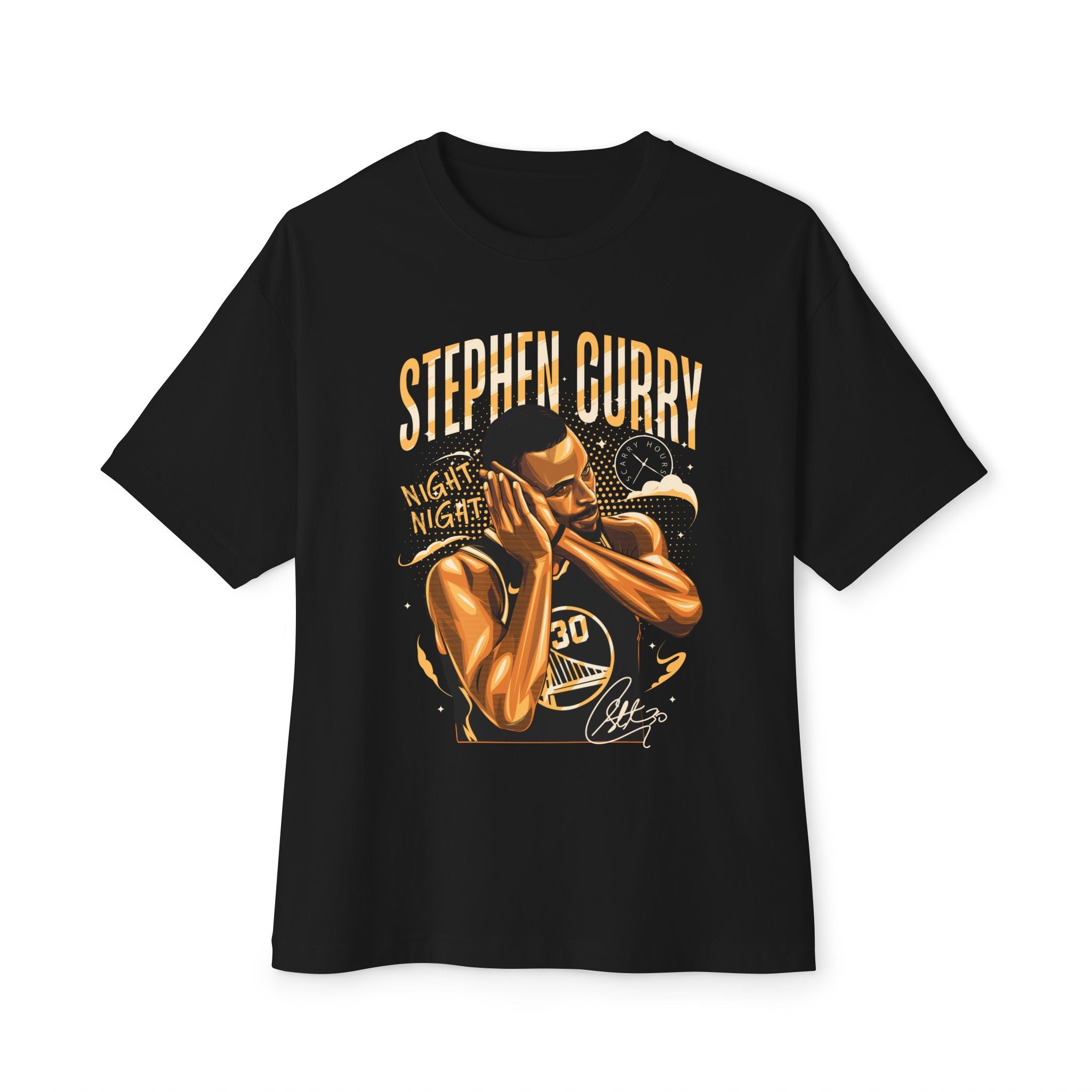 Basketball Player Graphic Tee — 'Stephen Curry' Illustration Shirt