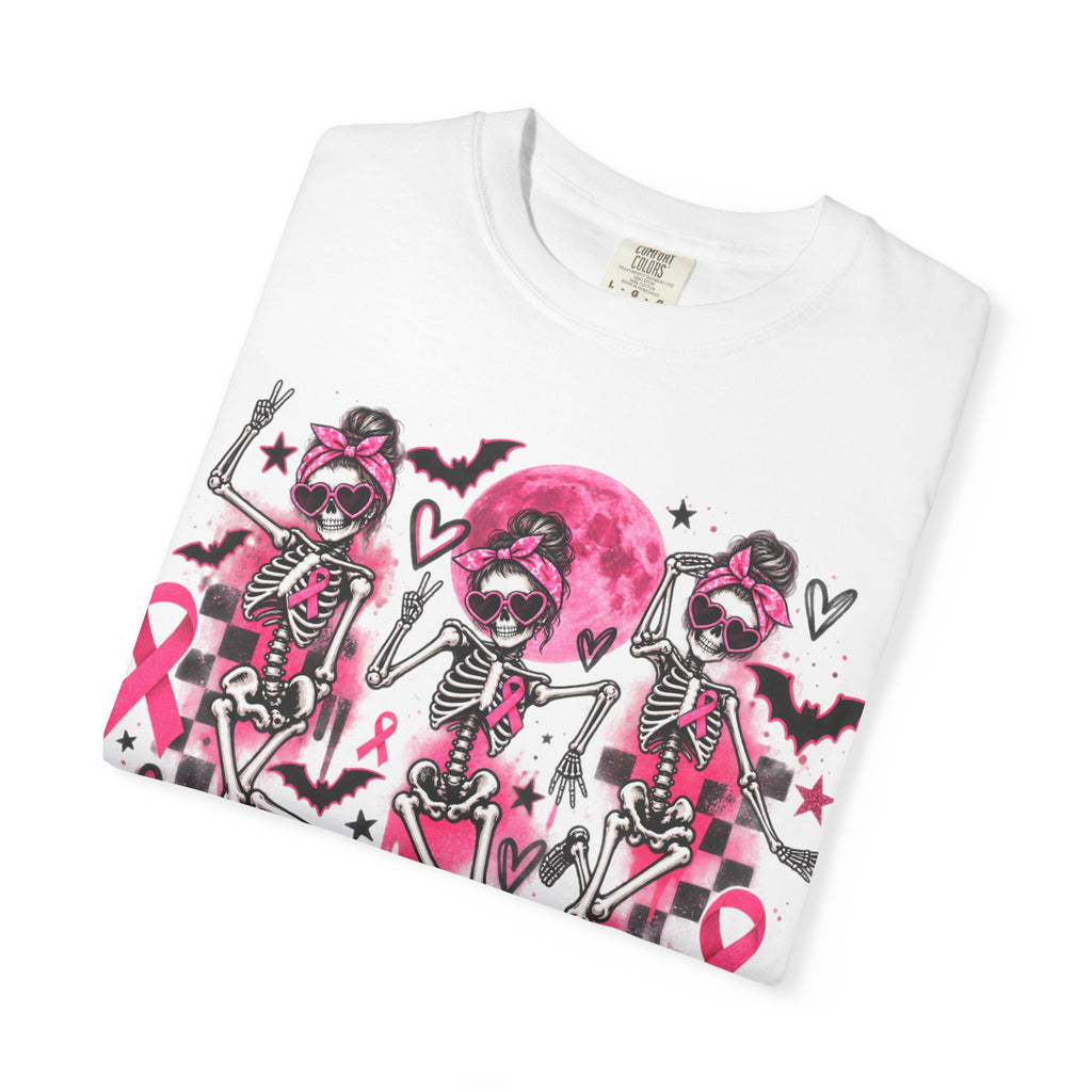 Breast Cancer Awareness Skeleton Dance T-Shirt
