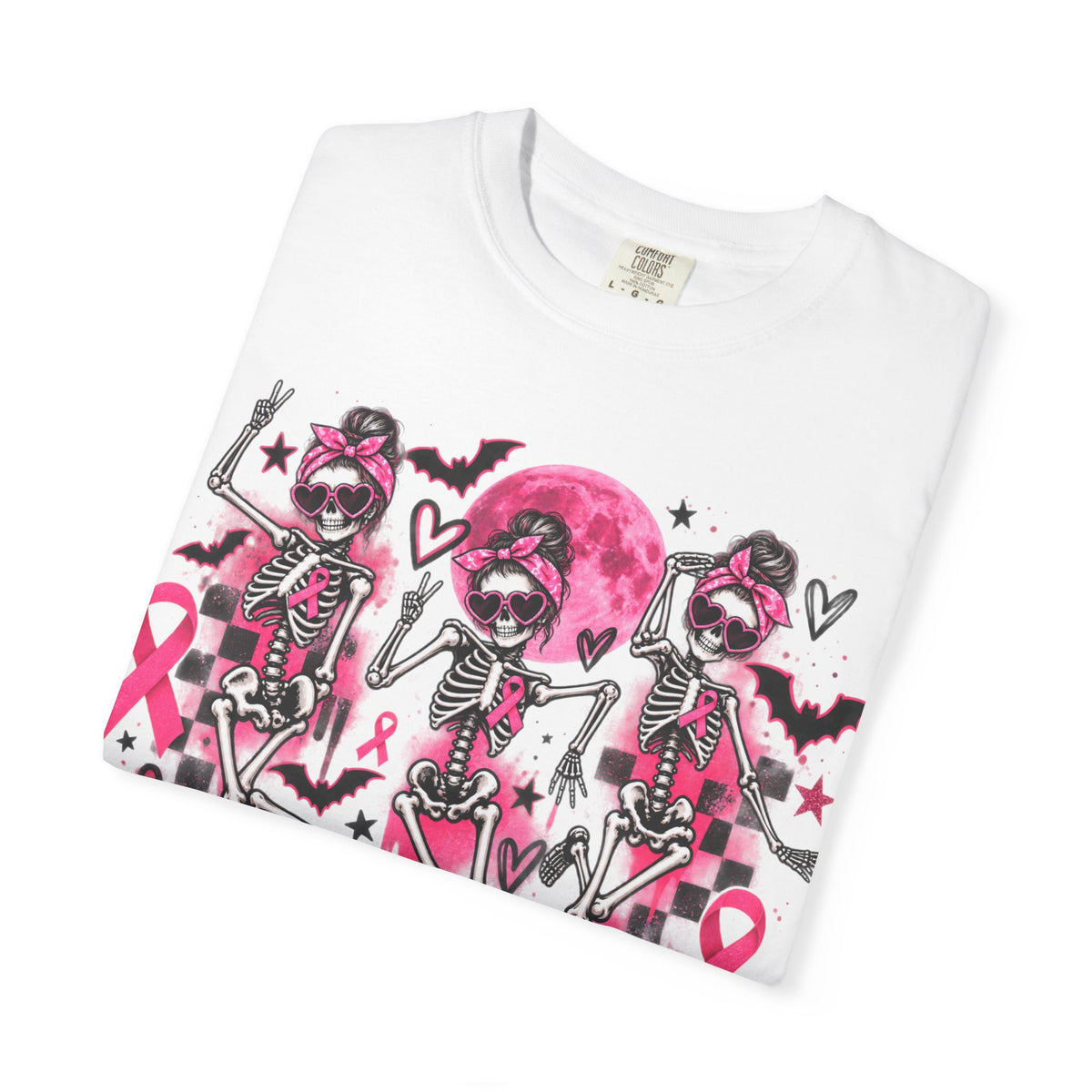 Breast Cancer Awareness Skeleton Dance T-Shirt