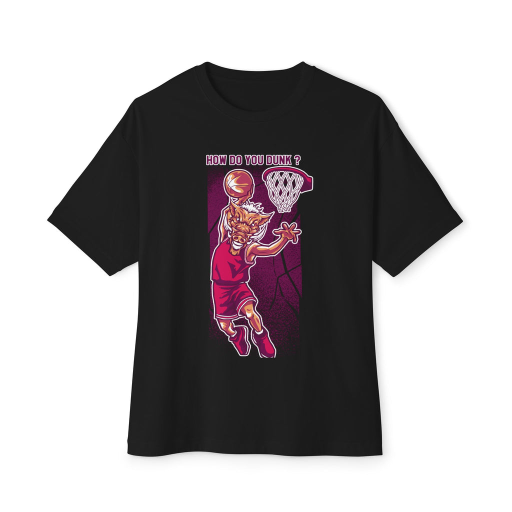 Basketball Cat Tee — "How Do You Dunk?" Graphic Shirt