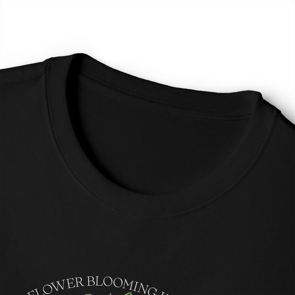 Bloom Stronger Graphic Tee | Inspirational Floral Streetwear T-Shirt