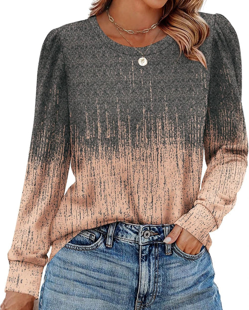 Alaroo Printed Long Sleeve Crewneck Tunic