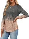 Alaroo Printed Long Sleeve Crewneck Tunic
