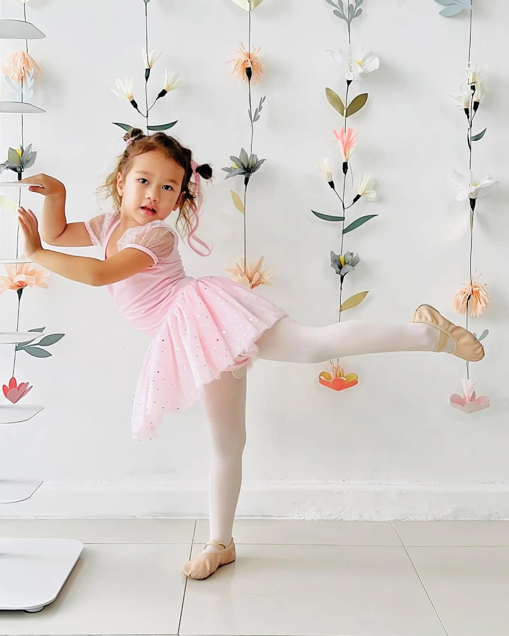 Girls Soft Leather Ballet Shoes