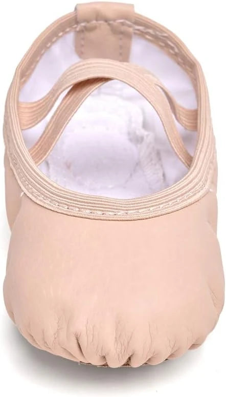Girls Soft Leather Ballet Shoes