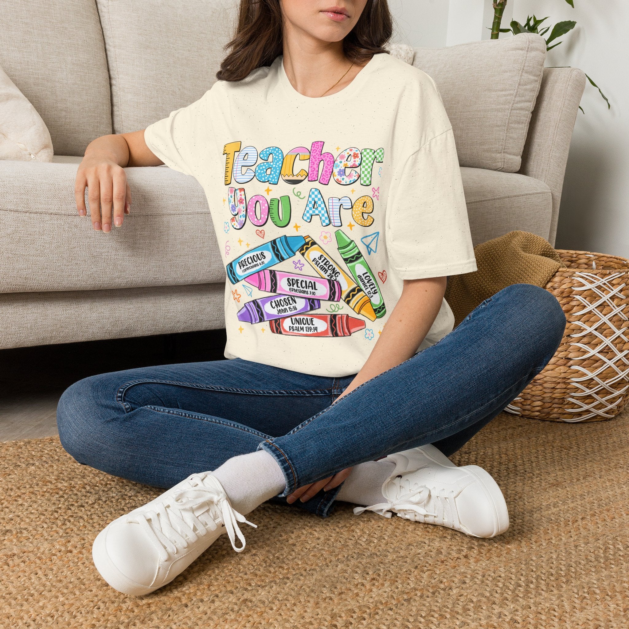 Teacher You Are T‑Shirt — Colorful Crayon Teacher Appreciation Tee