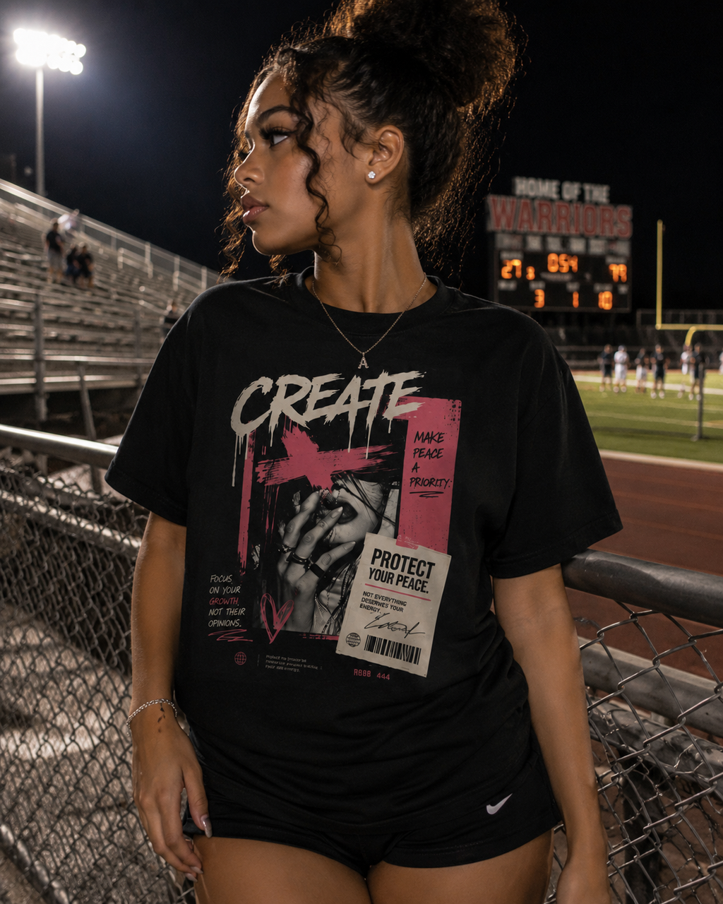 Create Graphic Tee — 'Protect Your Peace' Streetwear Shirt