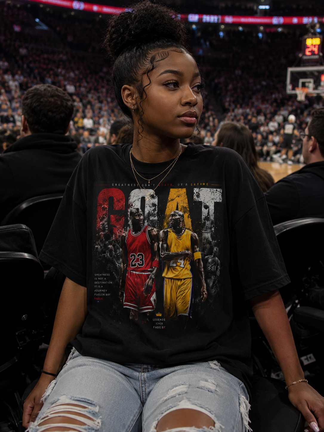 GOAT Basketball Tee — Tribute Shirt
