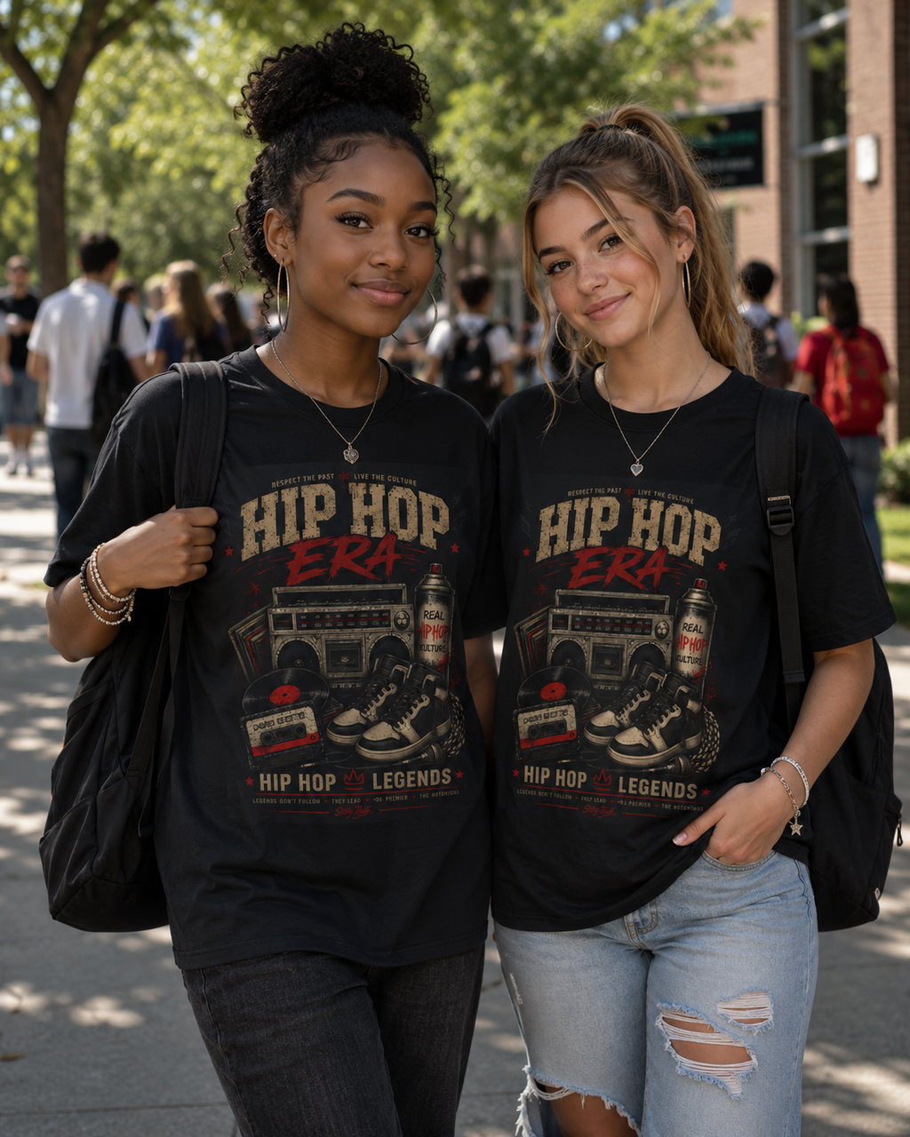 Hip Hop Era Vintage Graphic T-Shirt | Old School Rap Streetwear Tee