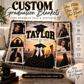 Personalized Graduation Woven Blanket – Custom Name & Class of 2027 Keepsake
