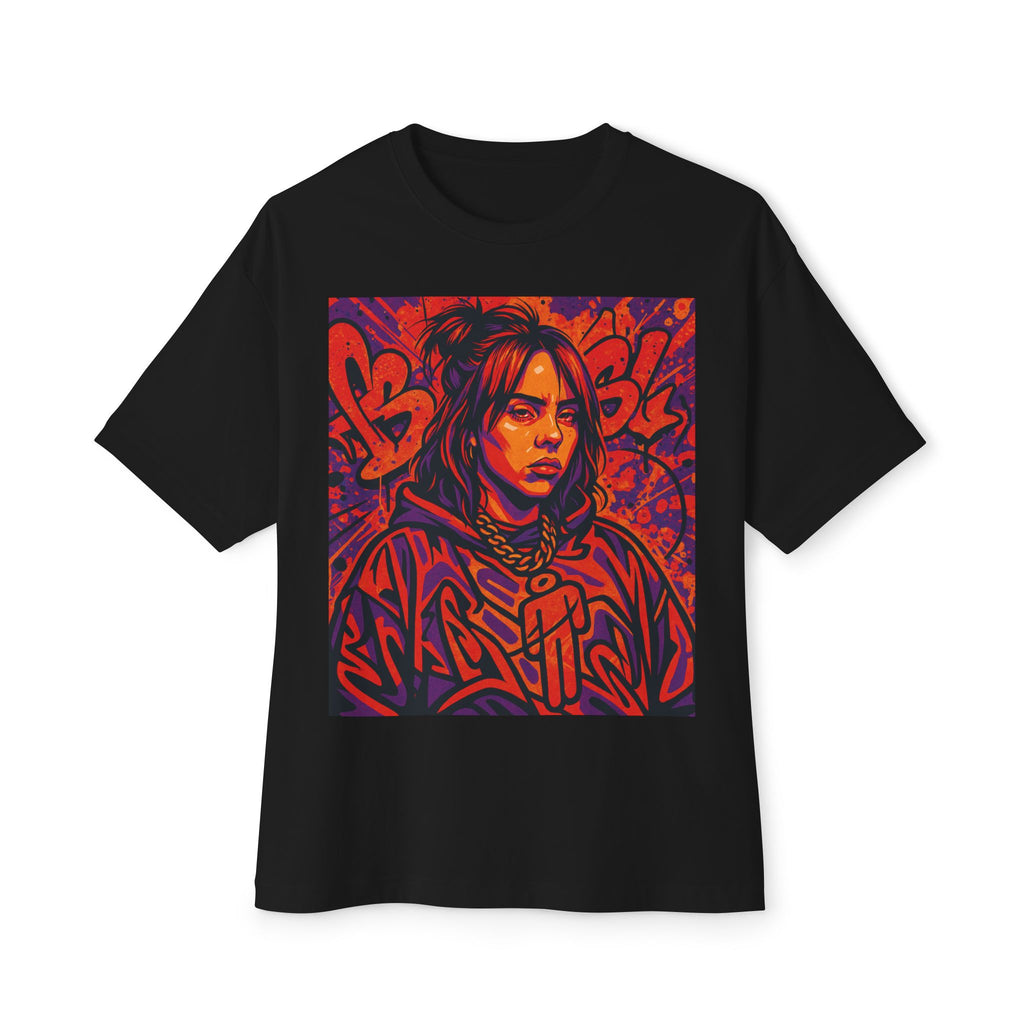 Graphic Tee — Moody Portrait Street Art Design
