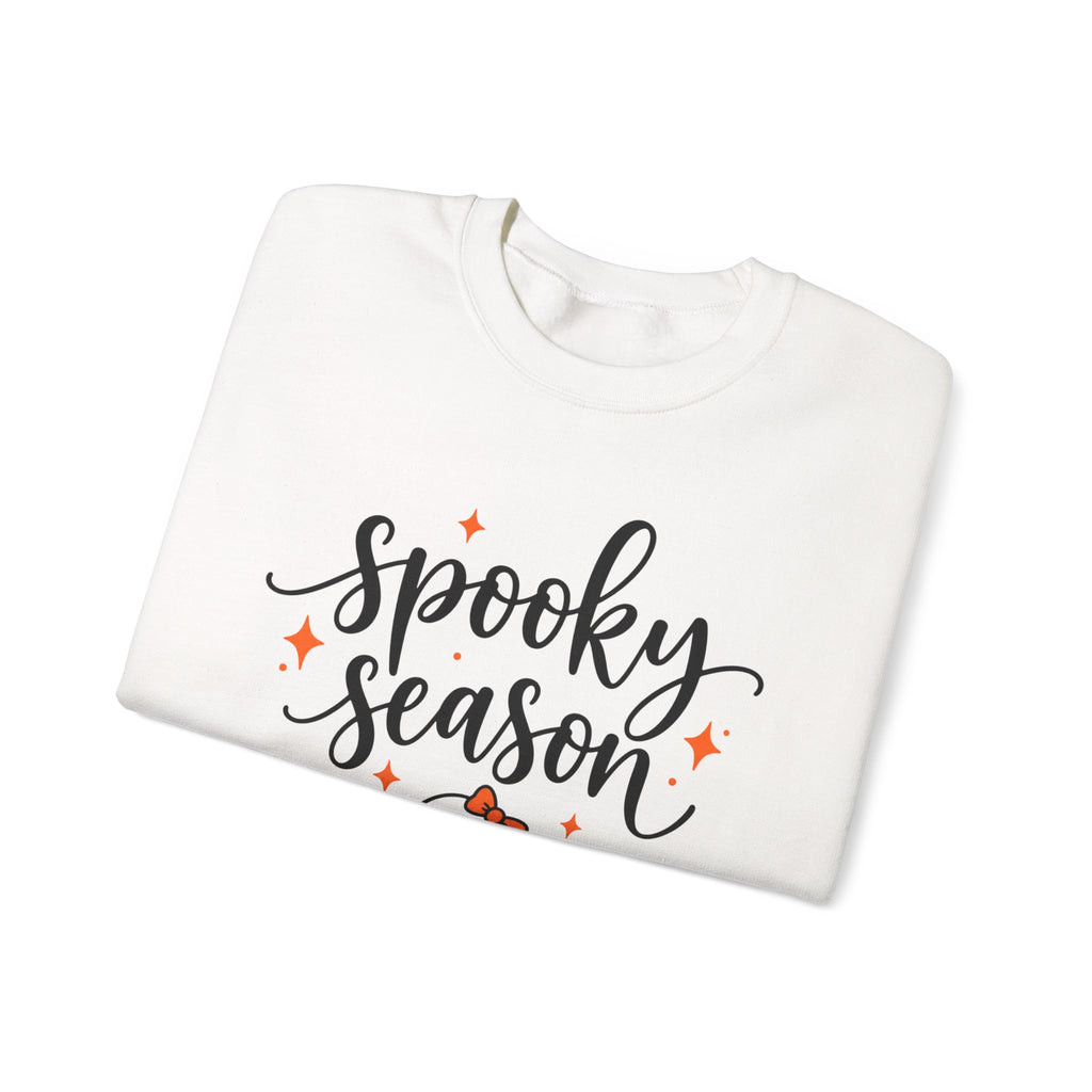 Spooky Season Crewneck Sweatshirt — Cute Ghost Halloween Pullover