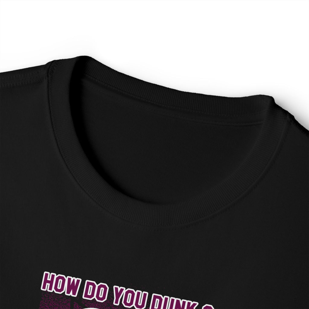 Basketball Cat Tee — "How Do You Dunk?" Graphic Shirt