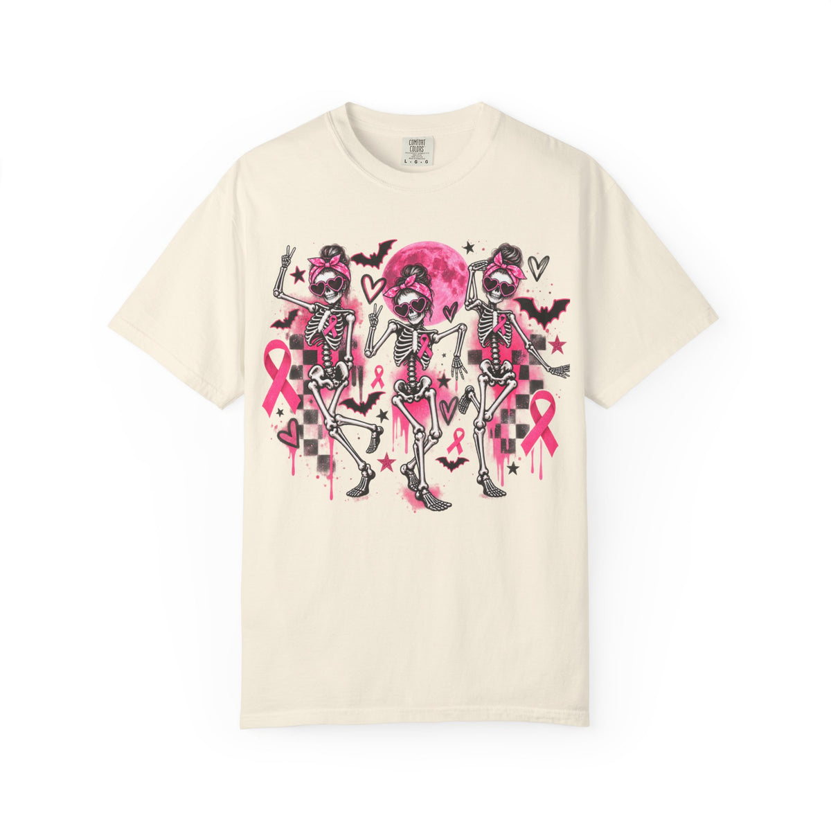 Breast Cancer Awareness Skeleton Dance T-Shirt