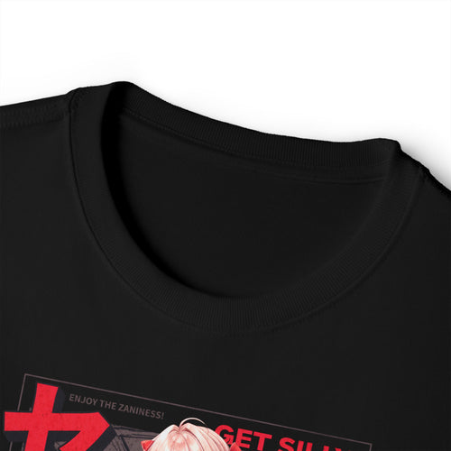 Anime Girl Graphic Tee — 'Get Silly' Japanese Streetwear T-Shirt