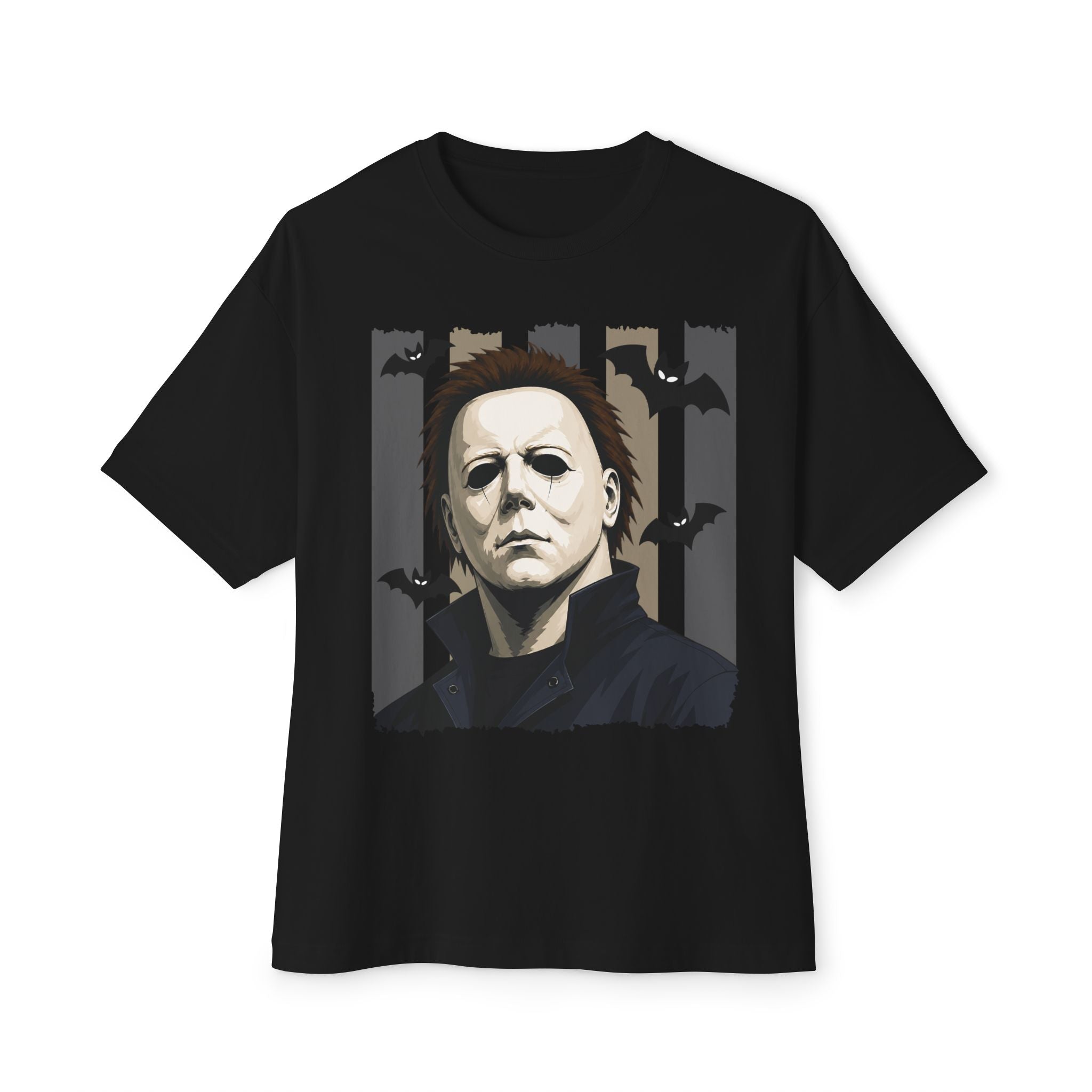 Horror Mask Tee — Michael Myers Halloween Graphic T-Shirt