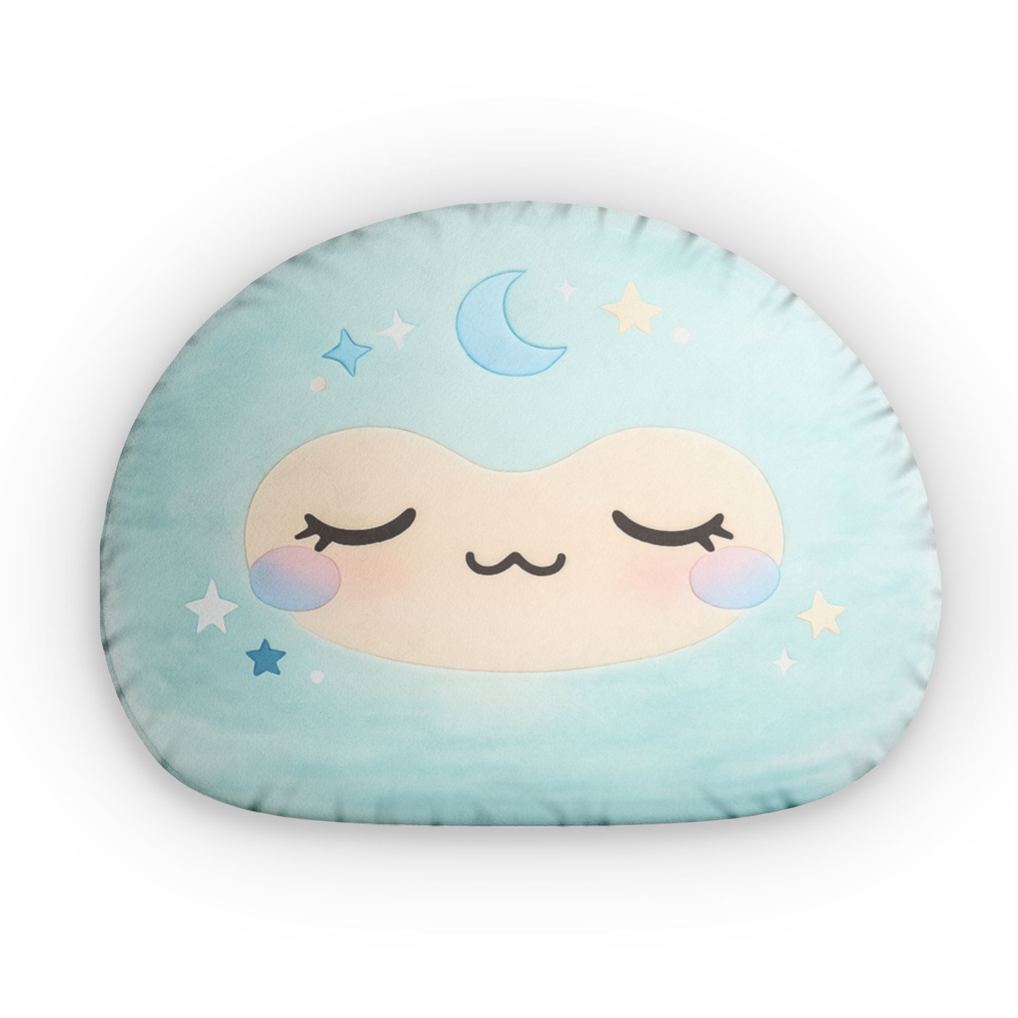Cute Sleepy Sloth Shaped Pillow – Plush Moon & Stars Decorative Pillow