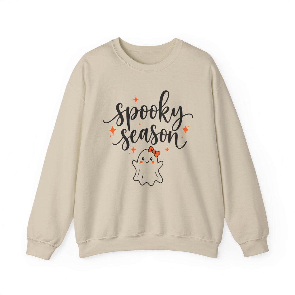 Spooky Season Crewneck Sweatshirt — Cute Ghost Halloween Pullover
