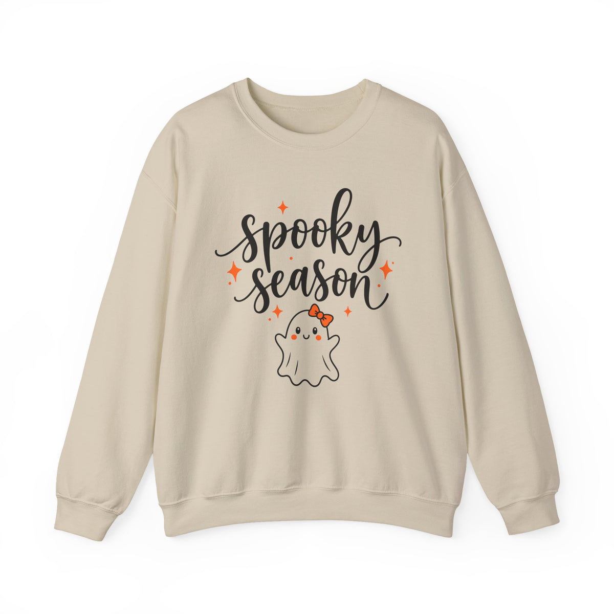 Spooky Season Crewneck Sweatshirt — Cute Ghost Halloween Pullover