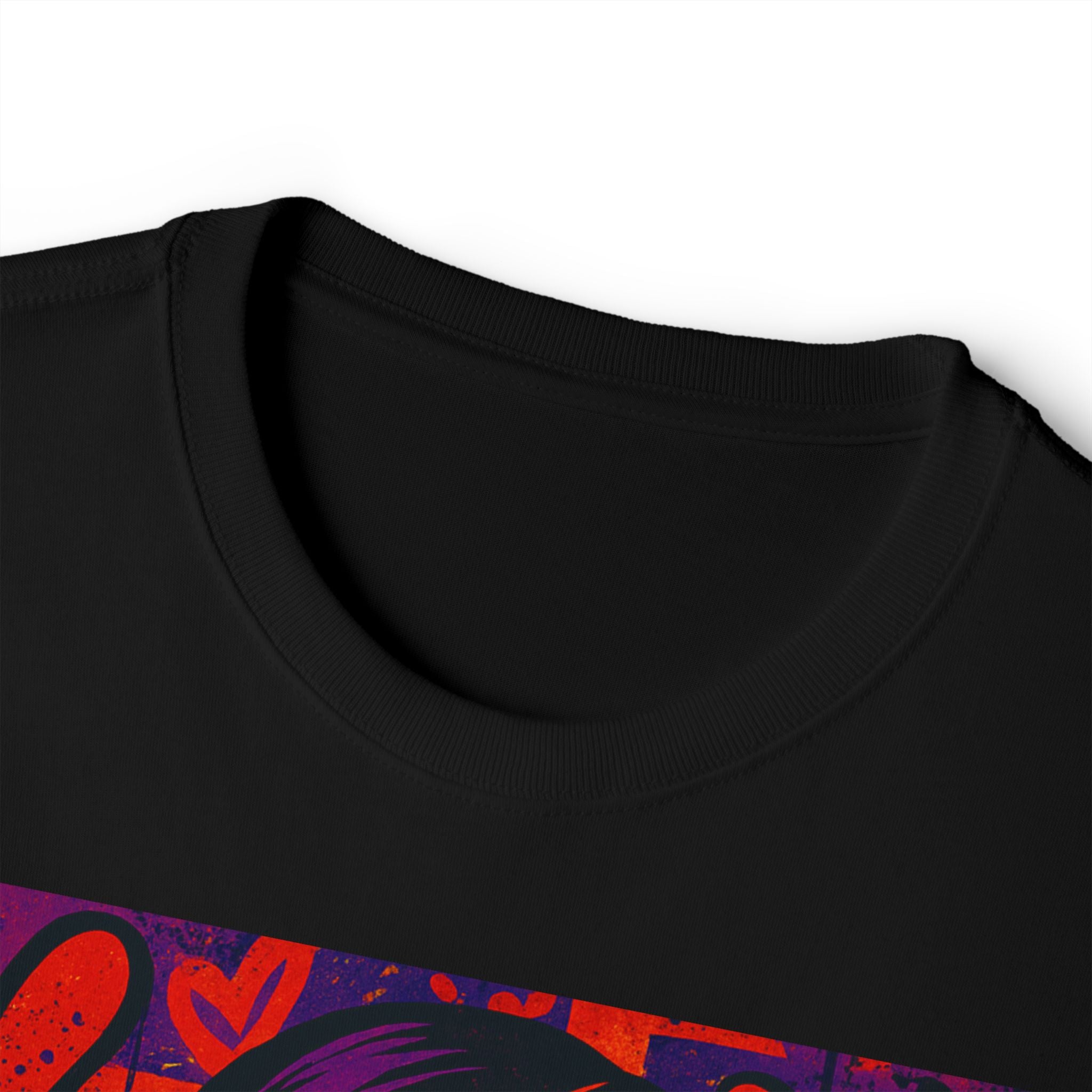 Bold Pop Art Diva T‑Shirt — Luxe Money & Hearts Graphic Tee