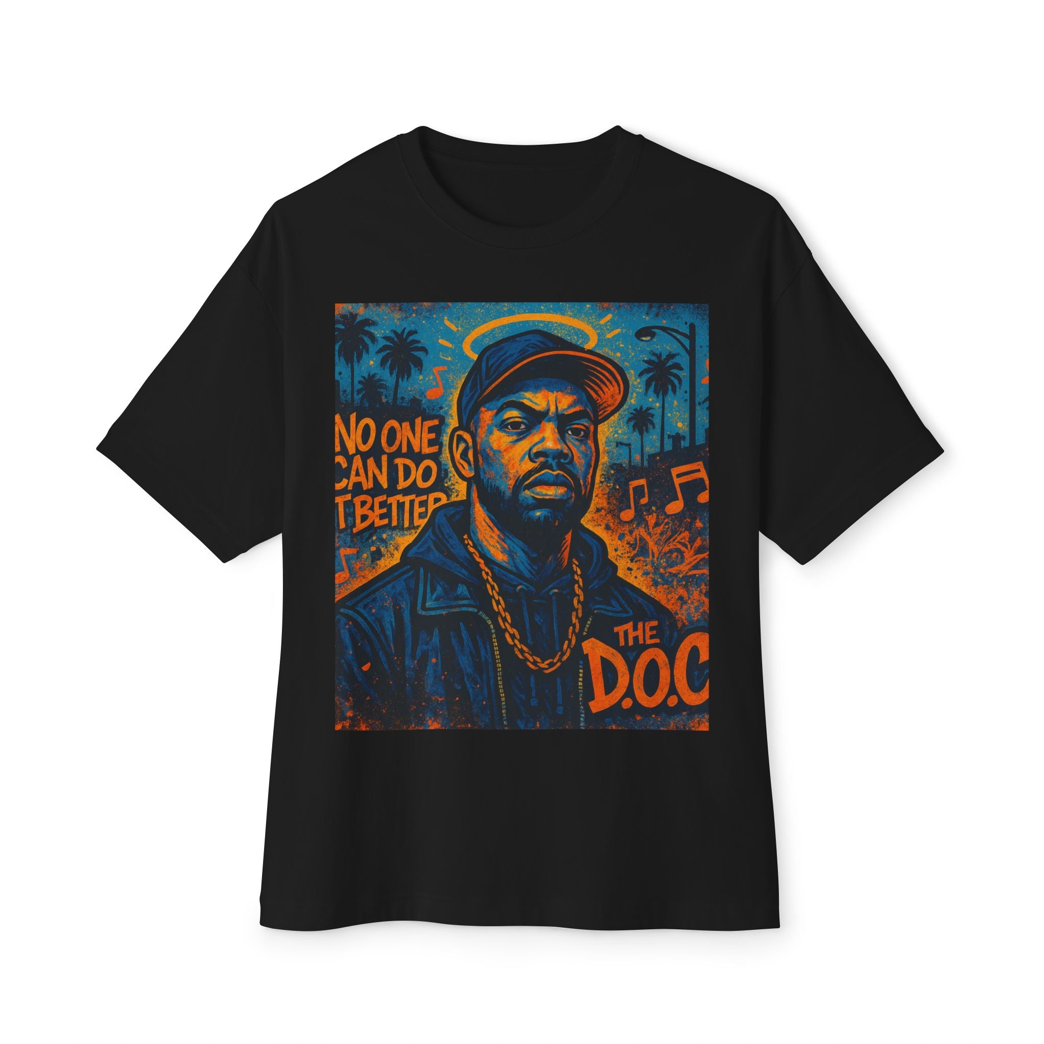 Graphic Tee — Vintage West Coast Rap Portrait with "No One Can Do It Better"