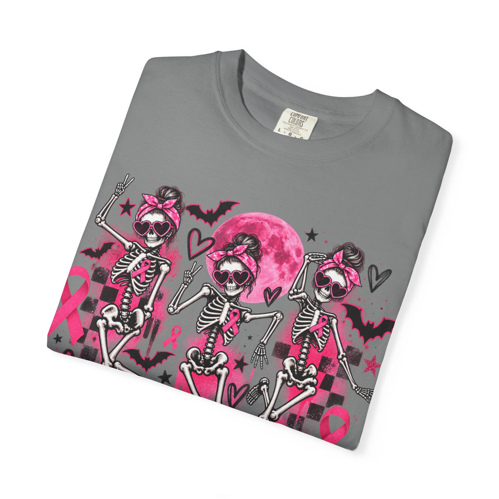 Breast Cancer Awareness Skeleton Dance T-Shirt