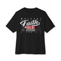 Faith Walk Tee — "Walk by Faith, Not by Sight" Christian Oversized T-Shirt