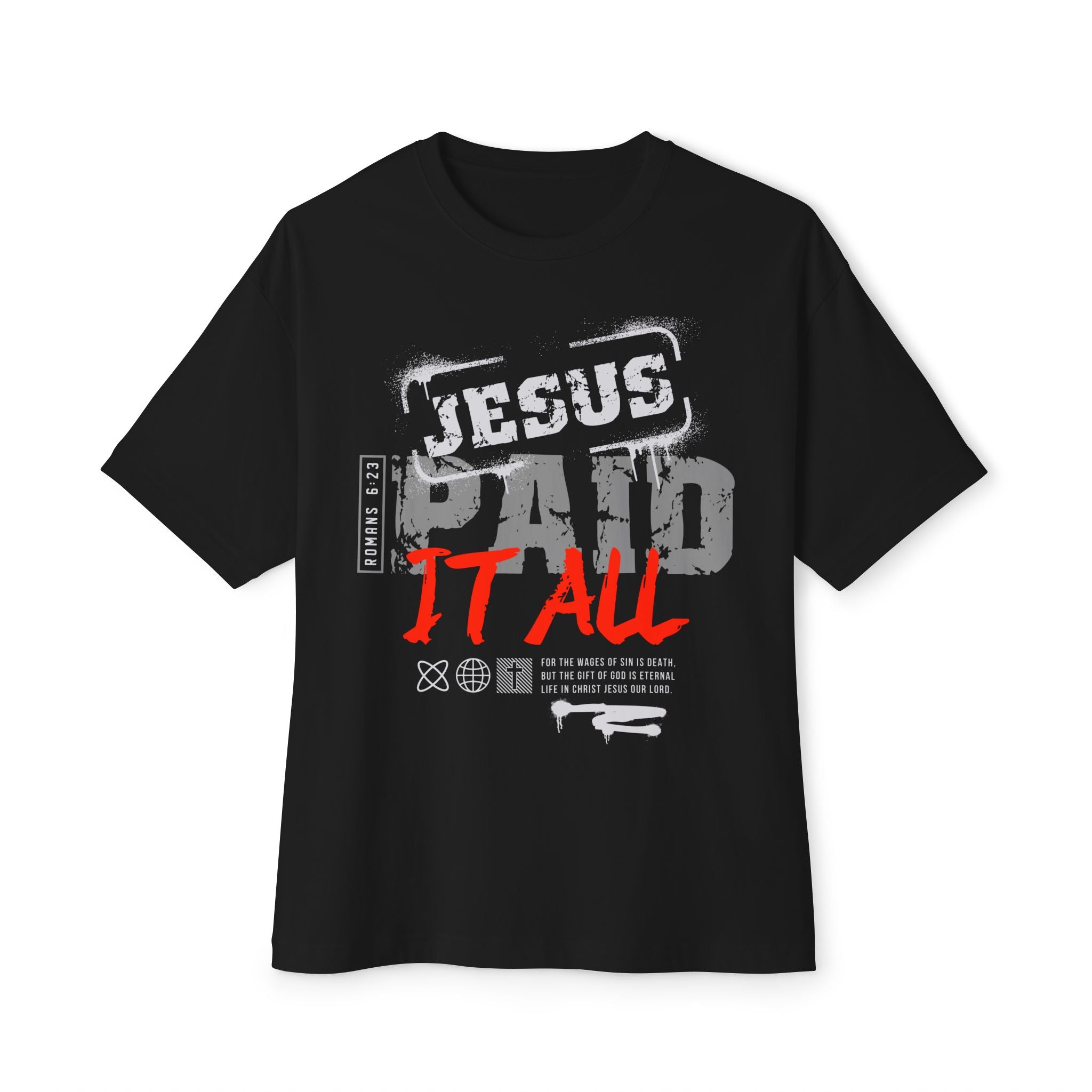 Jesus Paid It All T‑Shirt — Christian Faith Graphic Tee