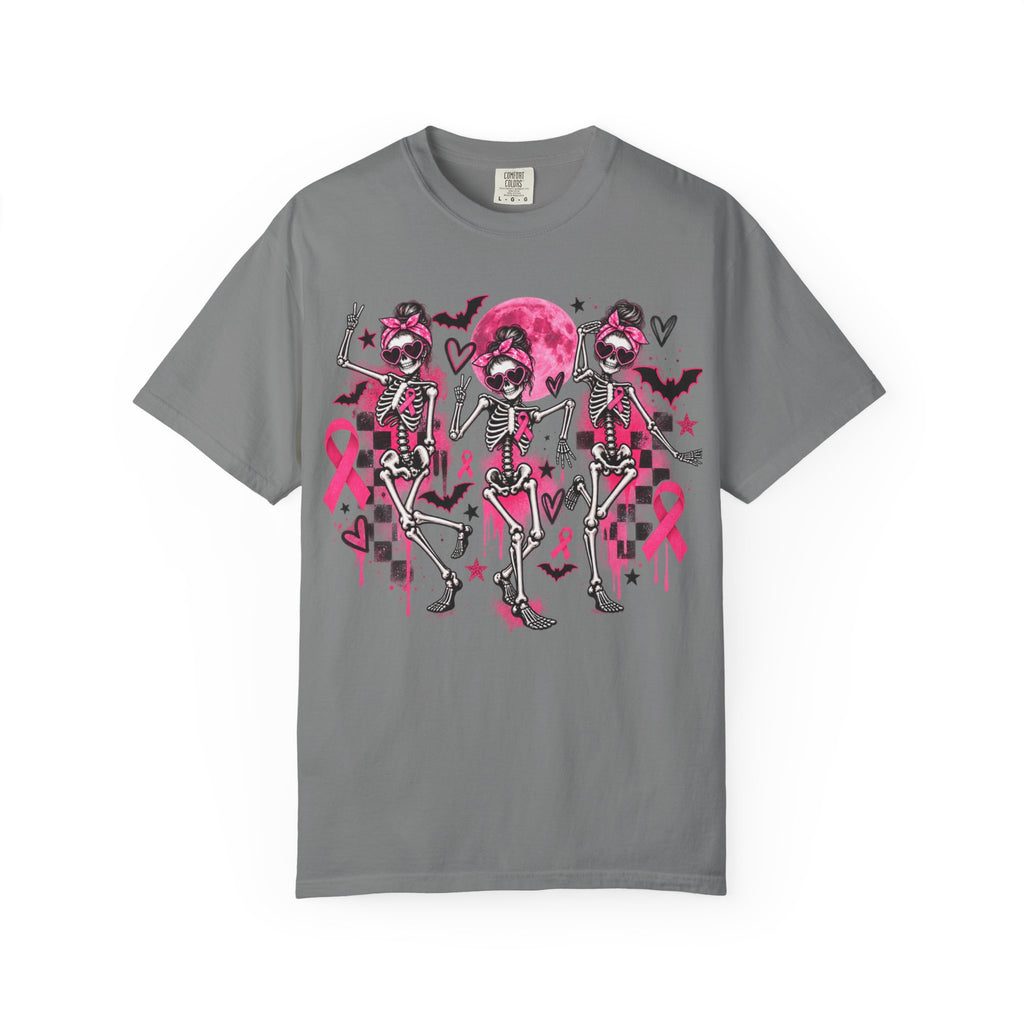 Breast Cancer Awareness Skeleton Dance T-Shirt
