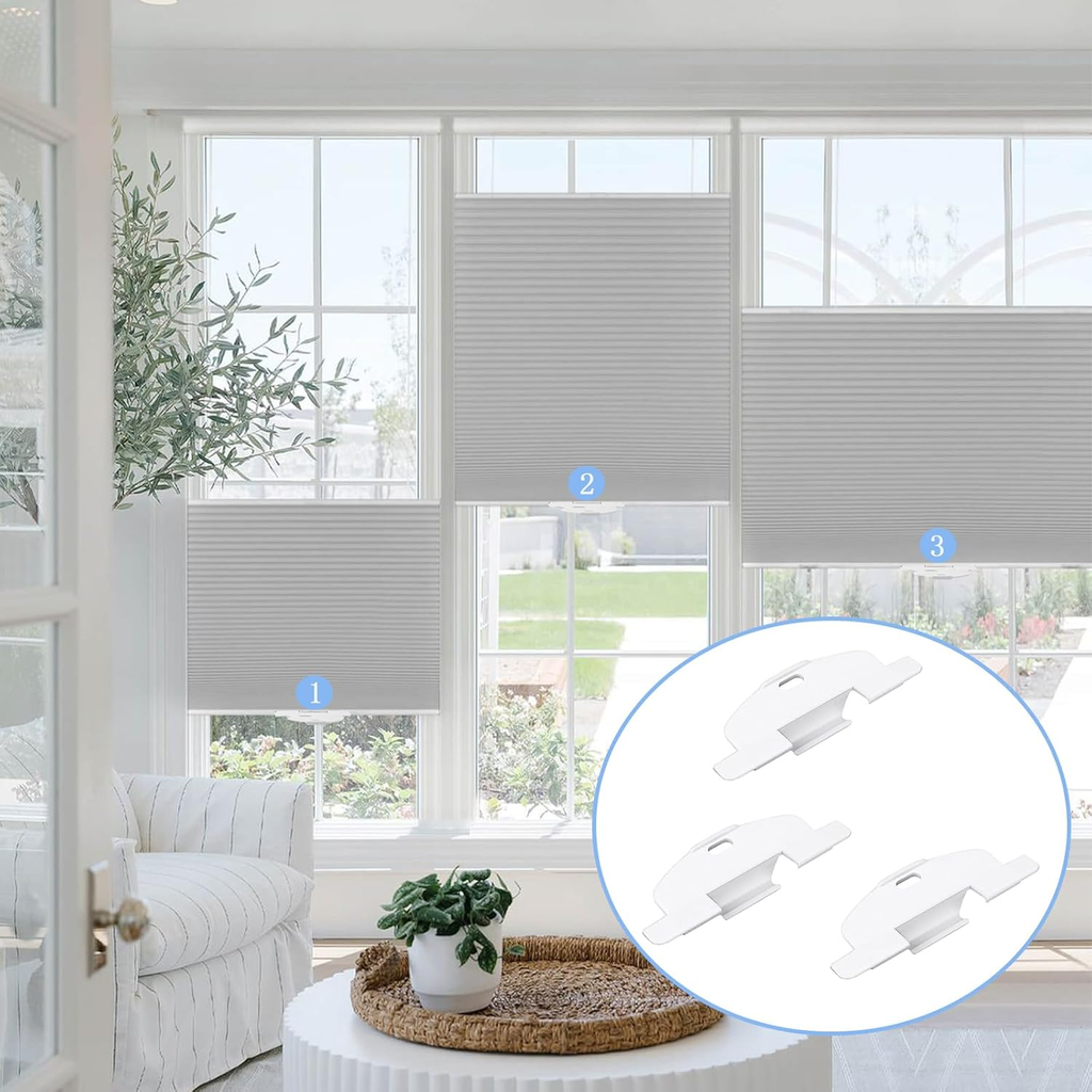 3/4" Pleat Lite Rise Handles Blind Pulls for Hunter Douglas Duette and Applause